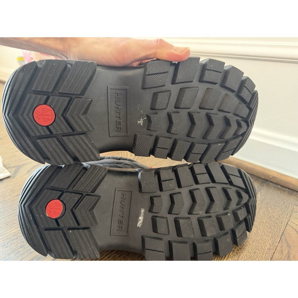 Hunter Intrepid Insulated Warm Snow Short Womens Boots Black US Sz 9 NEW $165 - Picture 5 of 11